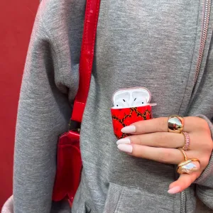 for athletes Airpods Case - Leopard Hibiscus