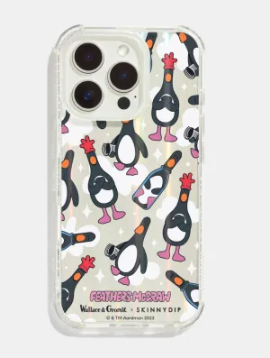 Wallace & Gromit x Skinnydip Feathers Shock iPhone Case Wear resistant Smooth Outline