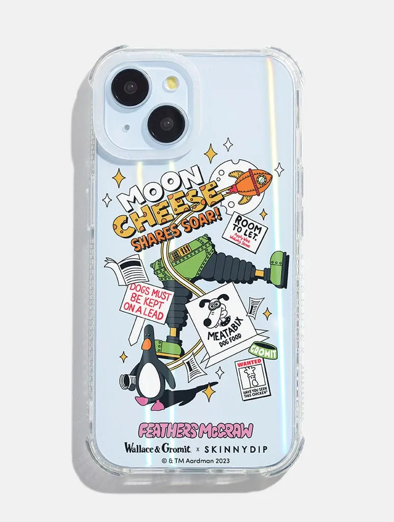 Wallace & Gromit x Skinnydip Moon Cheese Shock iPhone Case Heat dissipation