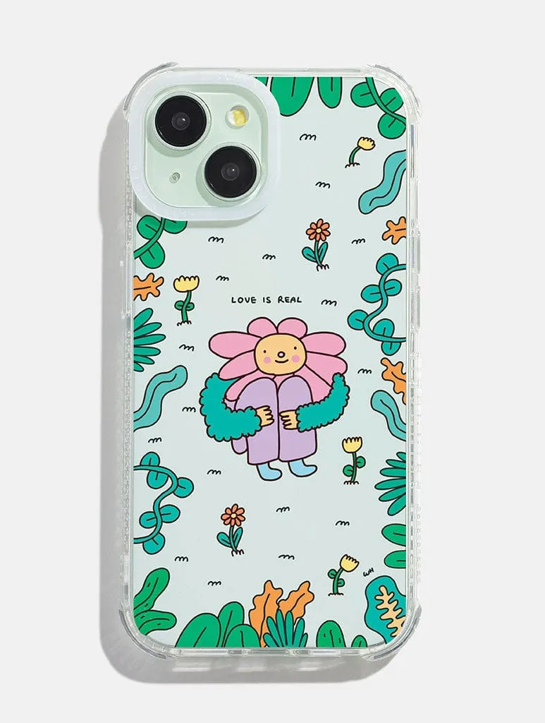 Wednesday Holmes x Skinnydip Love is Real Shock iPhone Case Hand Feel Protective Frame