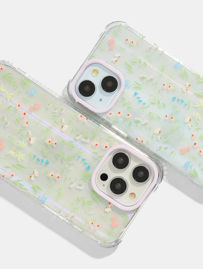 Wildflower Posie Shock iPhone Case Luxury Detail Texture