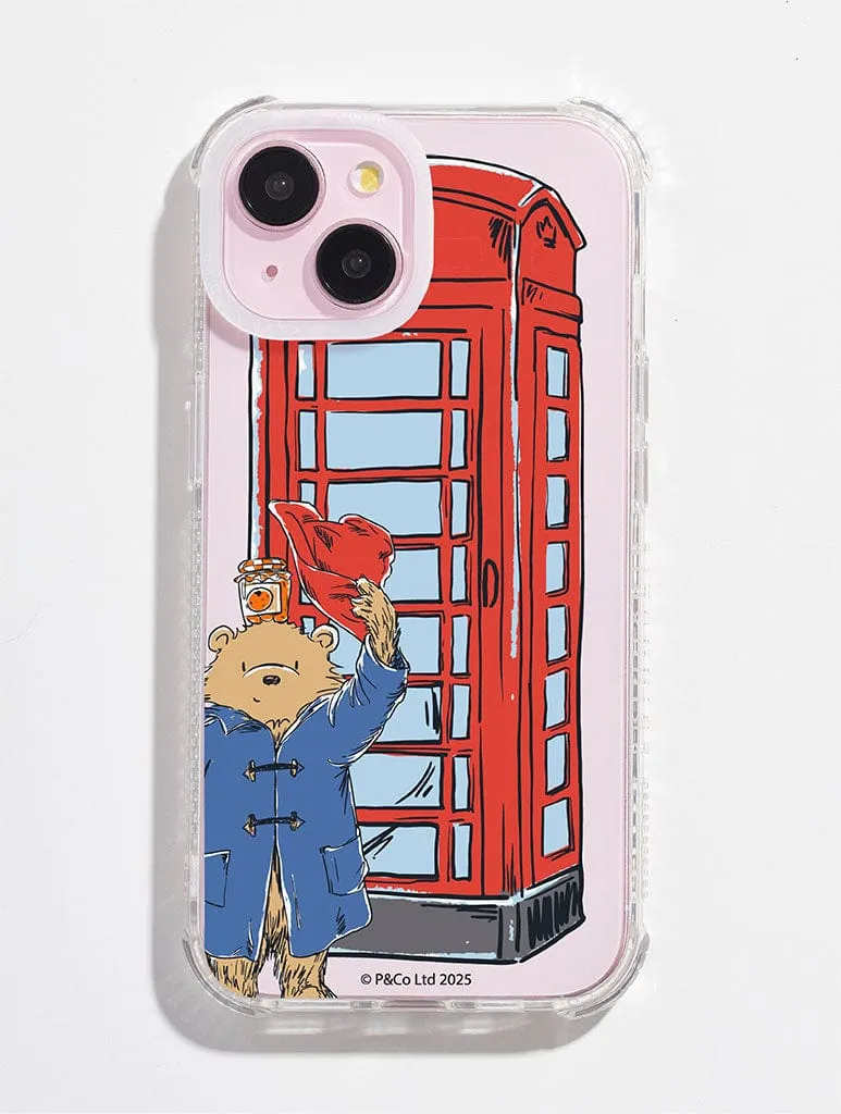 Paddington x Skinnydip Telephone Box Shock iPhone Case Travel Essential