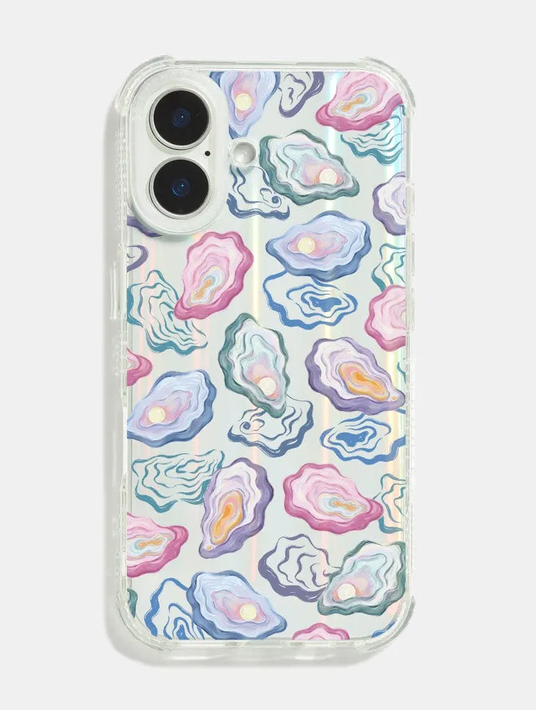 elegant design Luxury Surface Oysters Shock iPhone Case