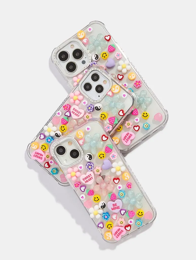 Y2K Stick On Charms Shock iPhone Case Luxury Finish